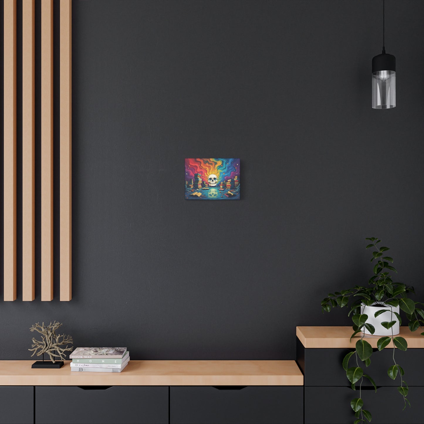 "Books Are Dead", Matte Canvas, Stretched, 1.25"