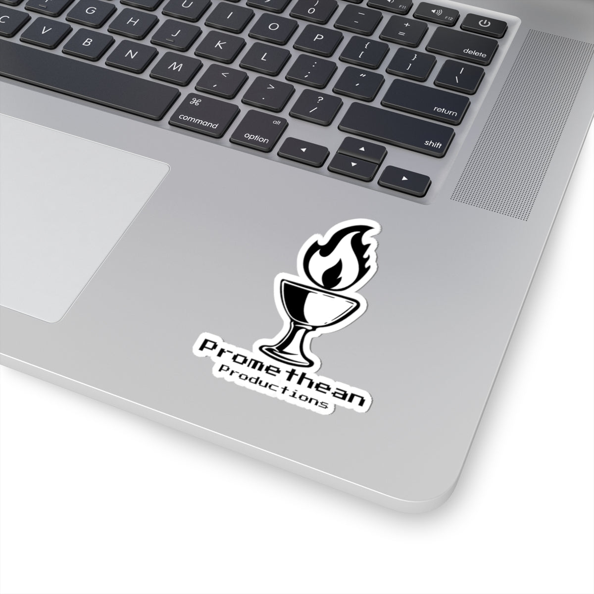 Promethean Productions Kiss-Cut Stickers, Flames, Laptop Decals, Creative Stickers, Artistic Decor, Unique Gifts