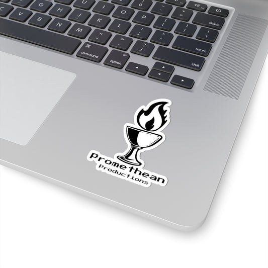 Promethean Productions Kiss-Cut Stickers, Flames, Laptop Decals, Creative Stickers, Artistic Decor, Unique Gifts