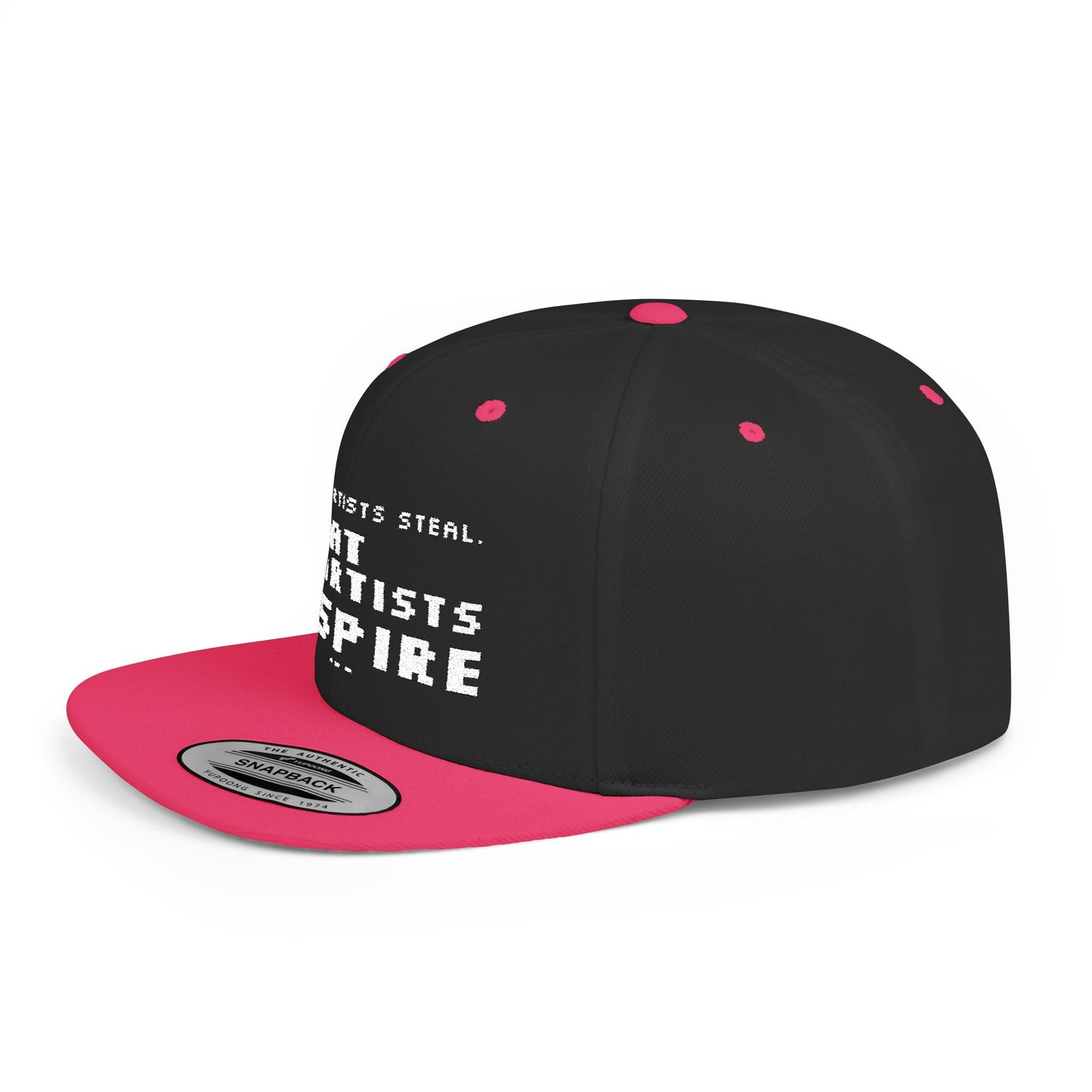 For The Poets - Snapback Cap - Inspiring Design for Artists, Streetwear, Casual Style, Gift for Creatives, Hip Hop Fashion