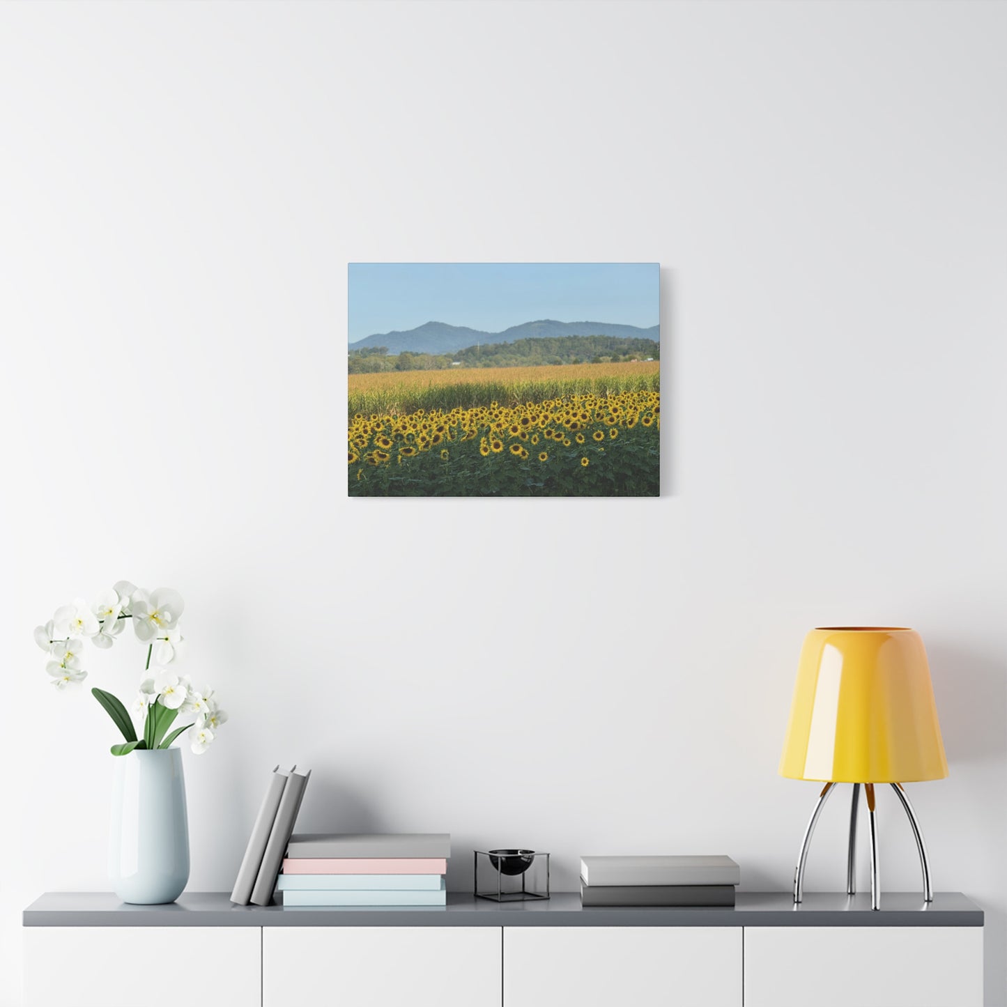 "Biltmore: Sunflowers", Matte Canvas, Stretched, 1.25"