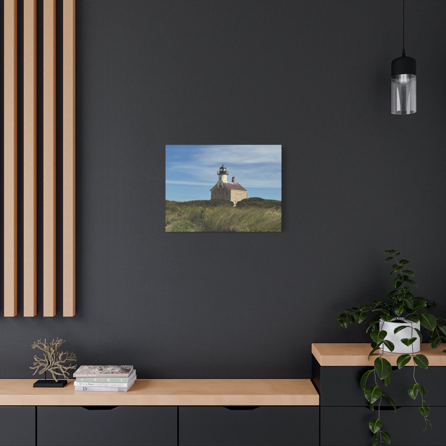 "Rhode Island: Lighthouse", Matte Canvas, Stretched, 1.25"