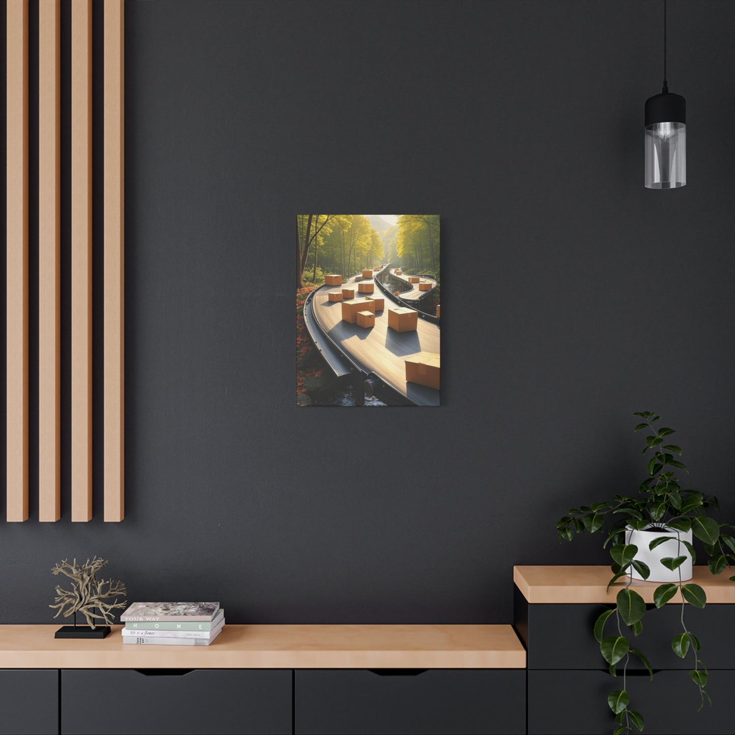 "Consumer Nature", Matte Canvas, Stretched, 1.25"