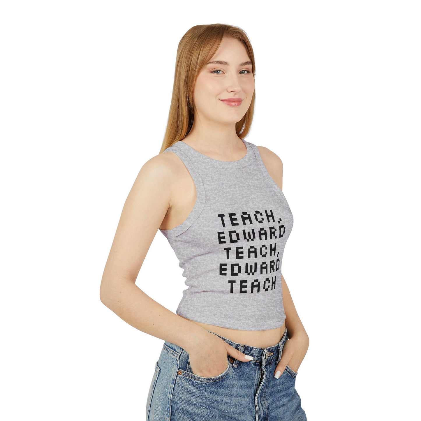 "Teach, Edward Teach" - Graphic Racer Tank Top