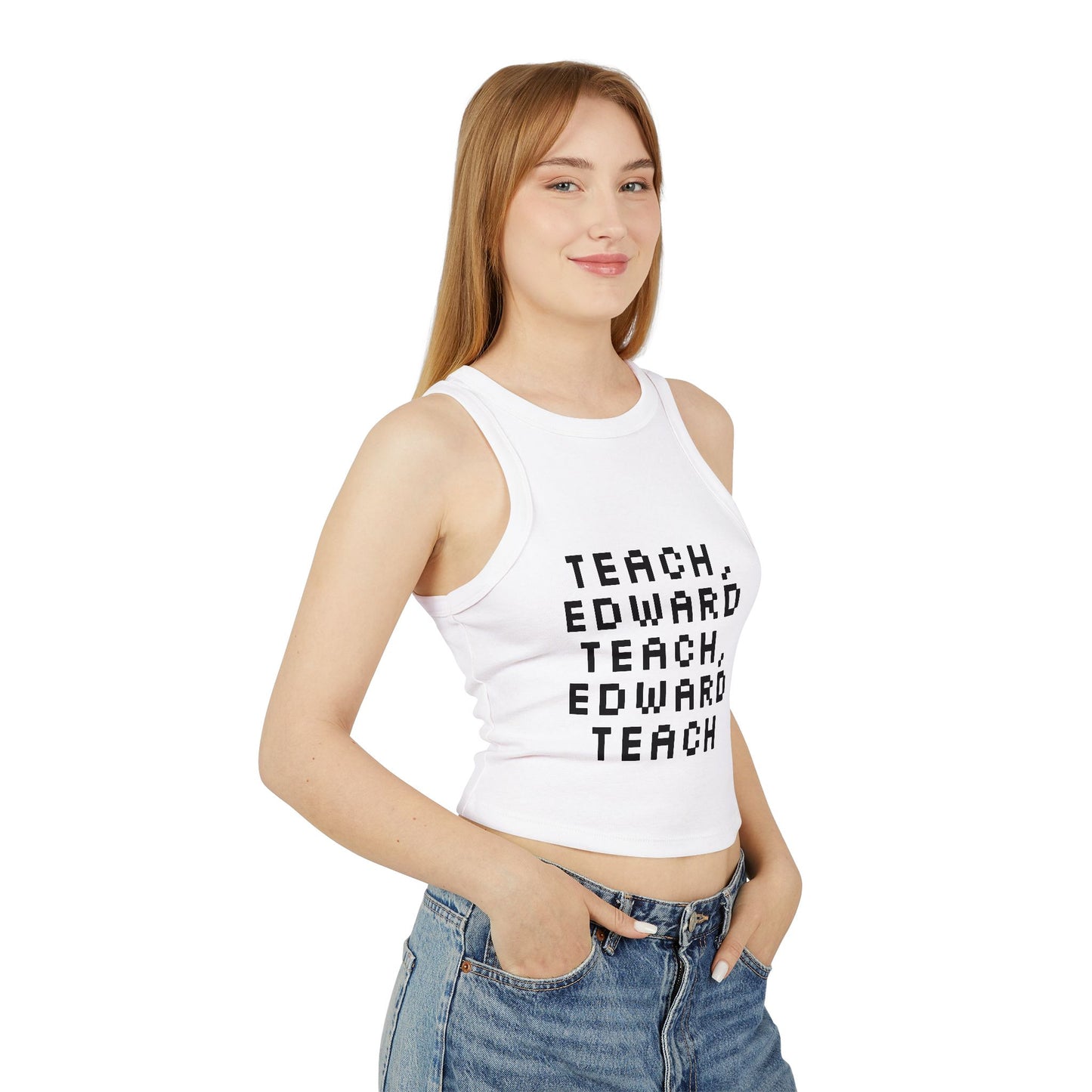 "Teach, Edward Teach" - Graphic Racer Tank Top