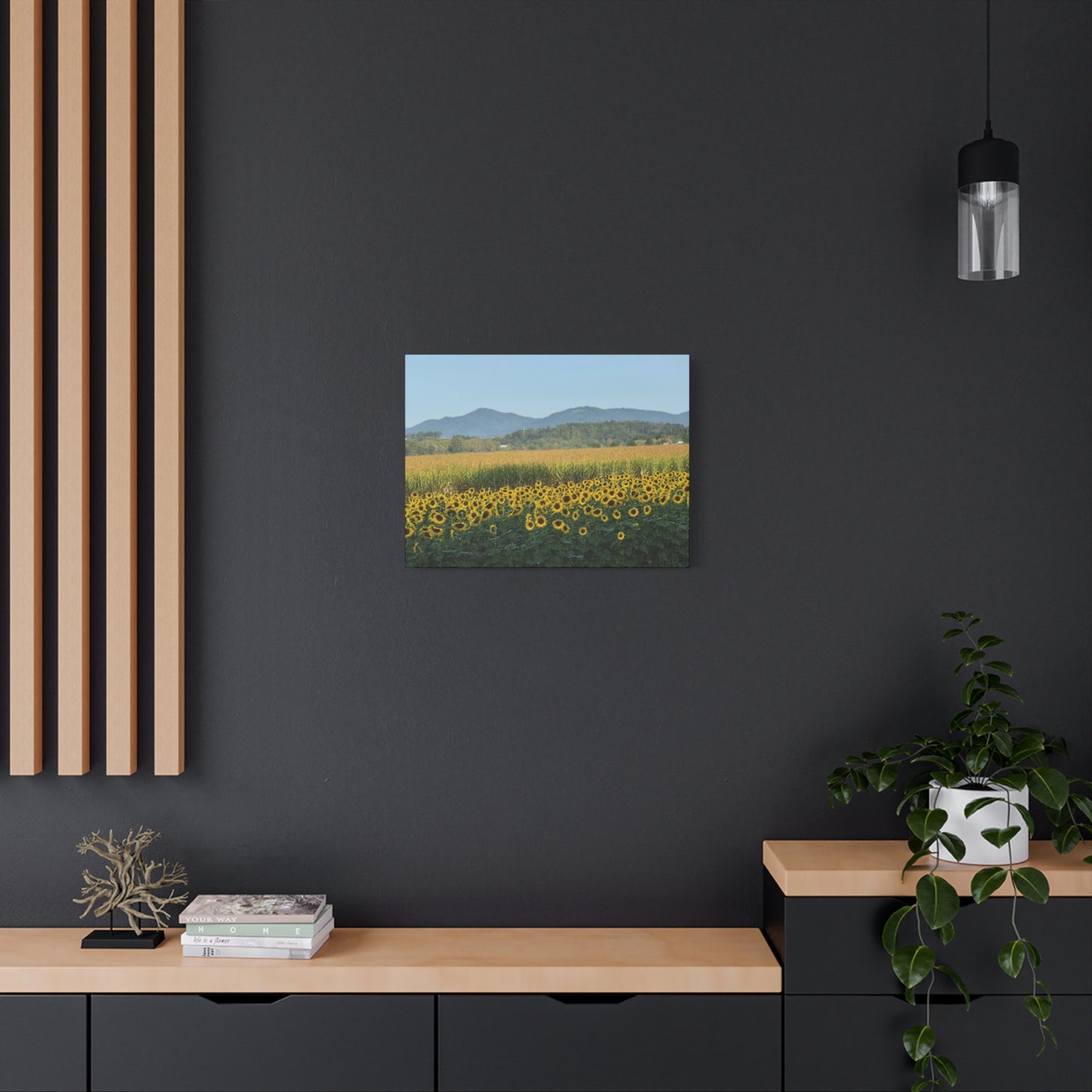 "Biltmore: Sunflowers", Matte Canvas, Stretched, 1.25"