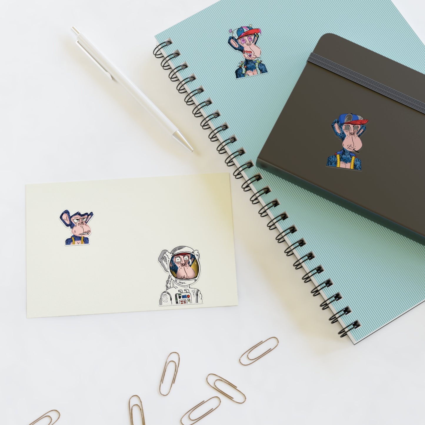 "Sketchy-verse: Ethan's Journey" | Vibrant Sticker Sheets for Art Lovers, Fun Decor, Party Favors, Scrapbooking Essentials, Unique Gift Ideas