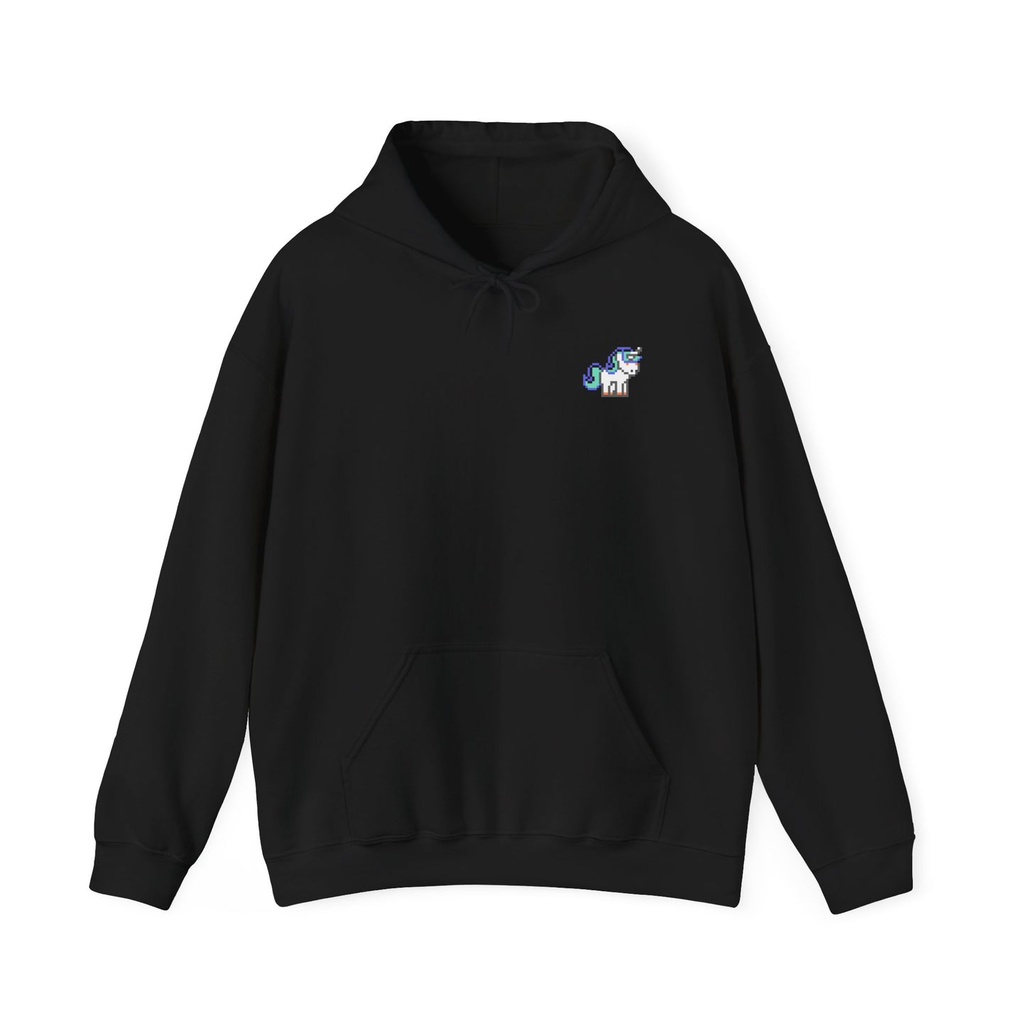 Cyberdelic Odyssey Unicorn Hoodie | Cozy Unisex Sweatshirt for Gaming Lovers, Cute Gift for Birthdays, Retro Aesthetic Apparel, Festival Wear