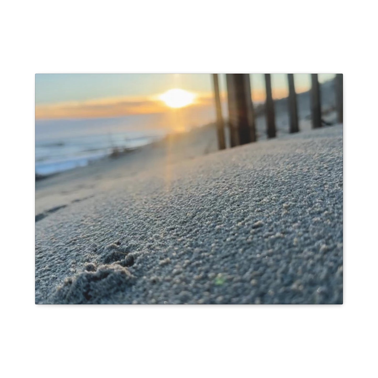 "Folly Beach: Dunerise", Matte Canvas, Stretched, 1.25"