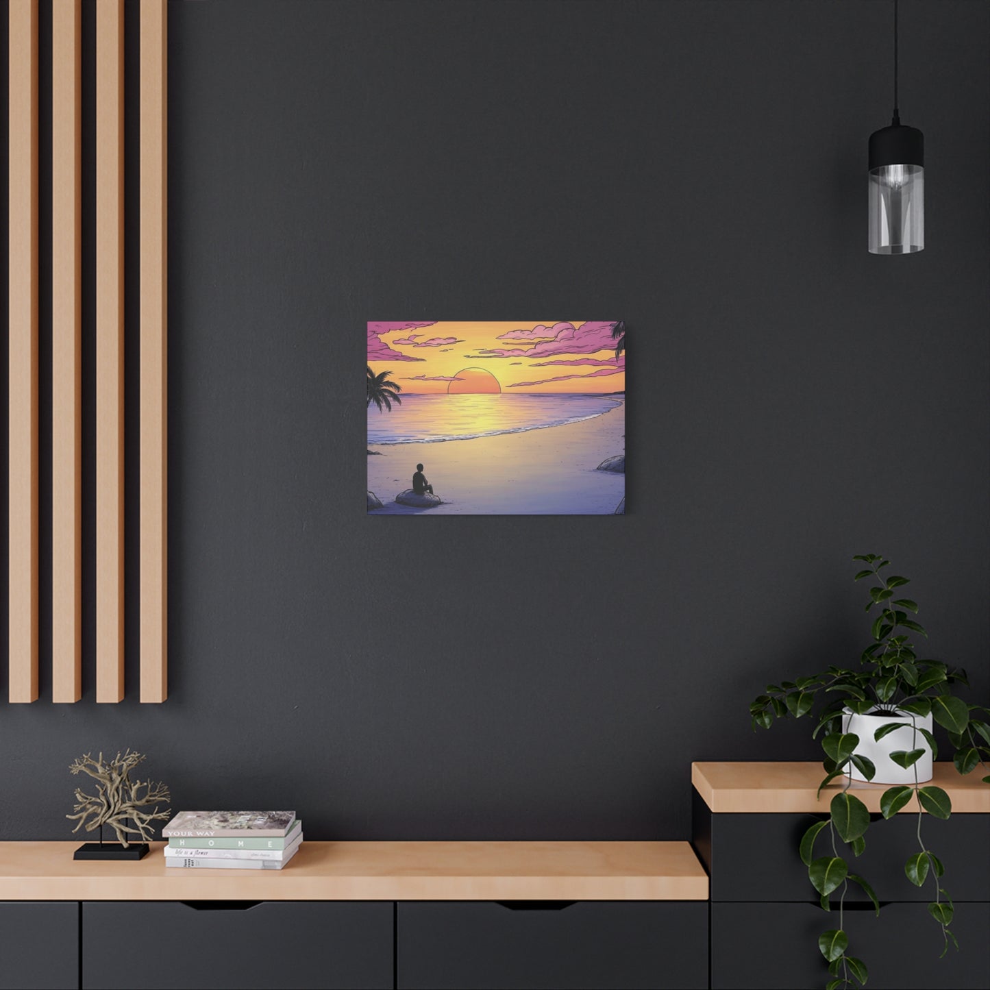 "Solitude Is Bliss", Matte Canvas, Stretched, 1.25"
