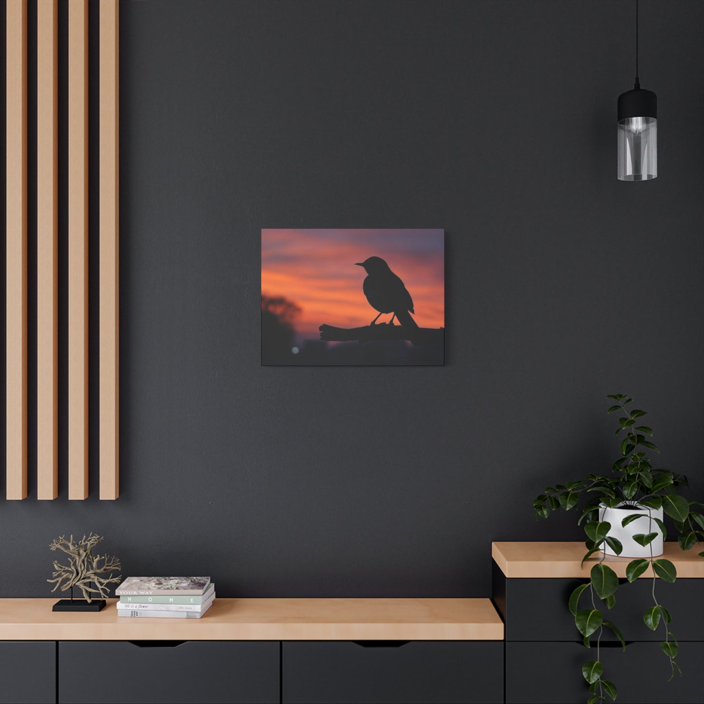 “Mocking Bird”, Matte Canvas, Stretched, 1.25"