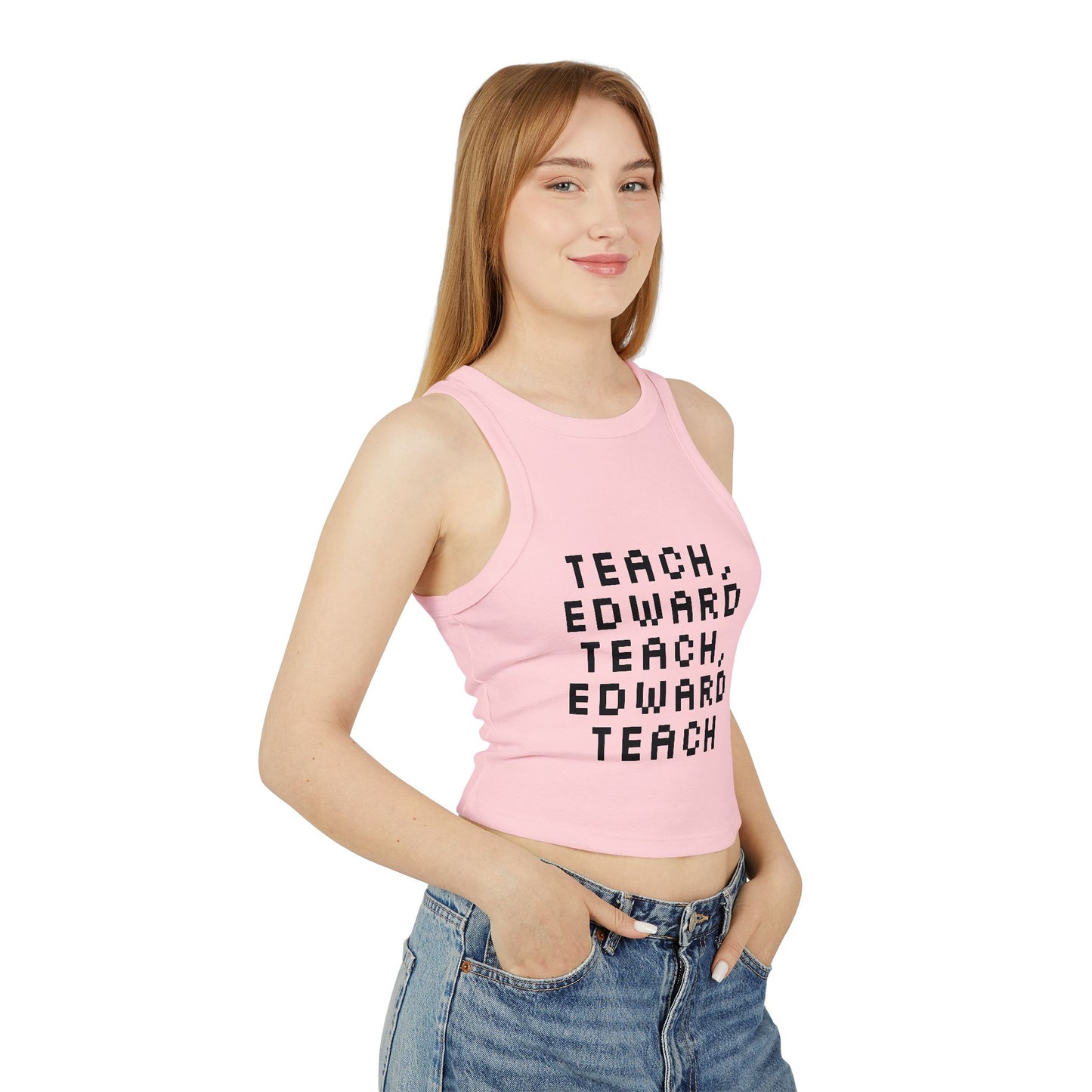 "Teach, Edward Teach" - Graphic Racer Tank Top