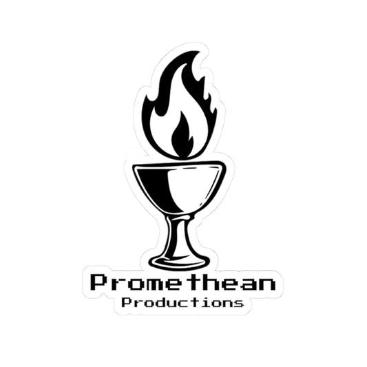 Promethean Productions Kiss-Cut Stickers, Flames, Laptop Decals, Creative Stickers, Artistic Decor, Unique Gifts