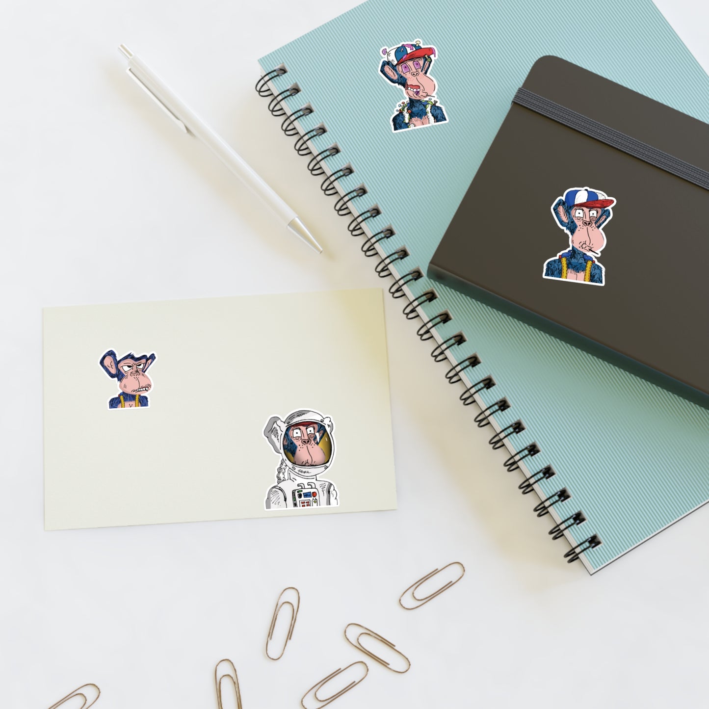 "Sketchy-verse: Ethan's Journey" | Vibrant Sticker Sheets for Art Lovers, Fun Decor, Party Favors, Scrapbooking Essentials, Unique Gift Ideas