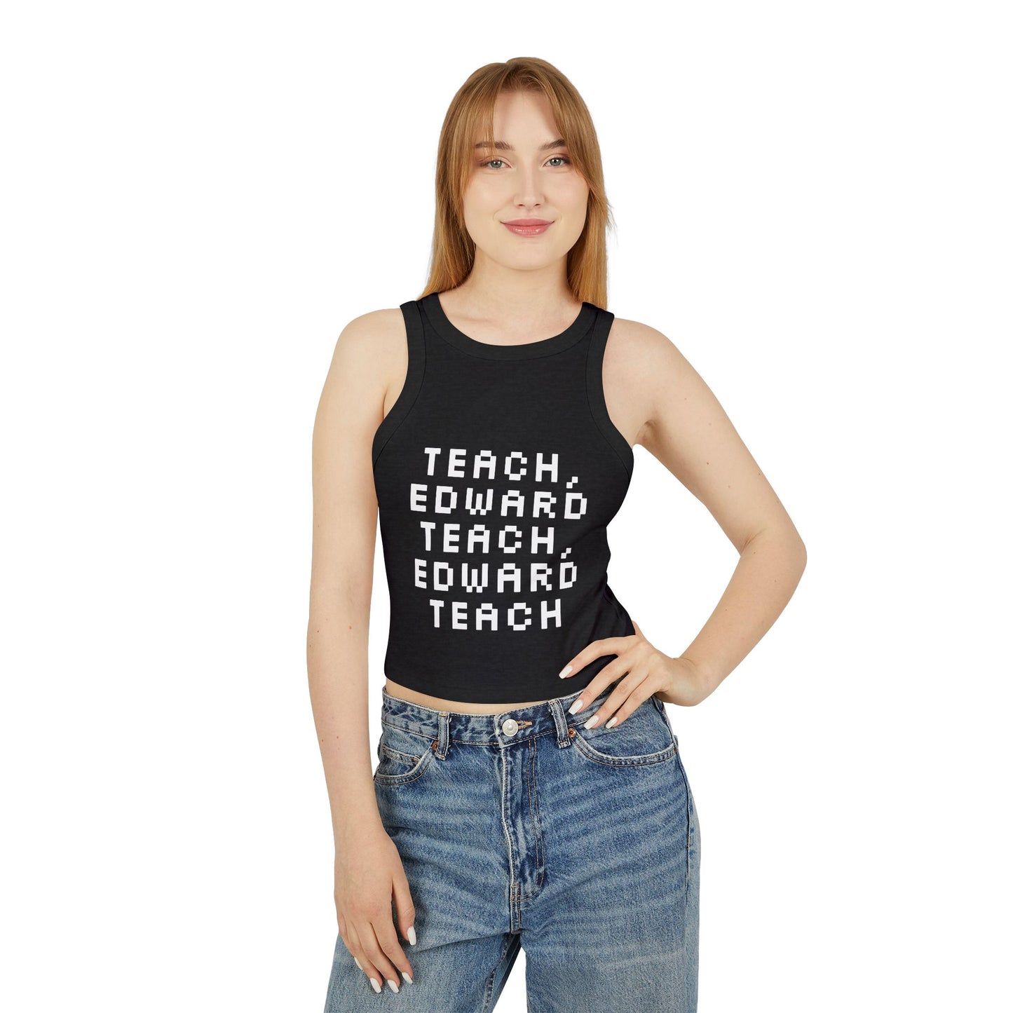 "Teach, Edward Teach" - Graphic Racer Tank Top
