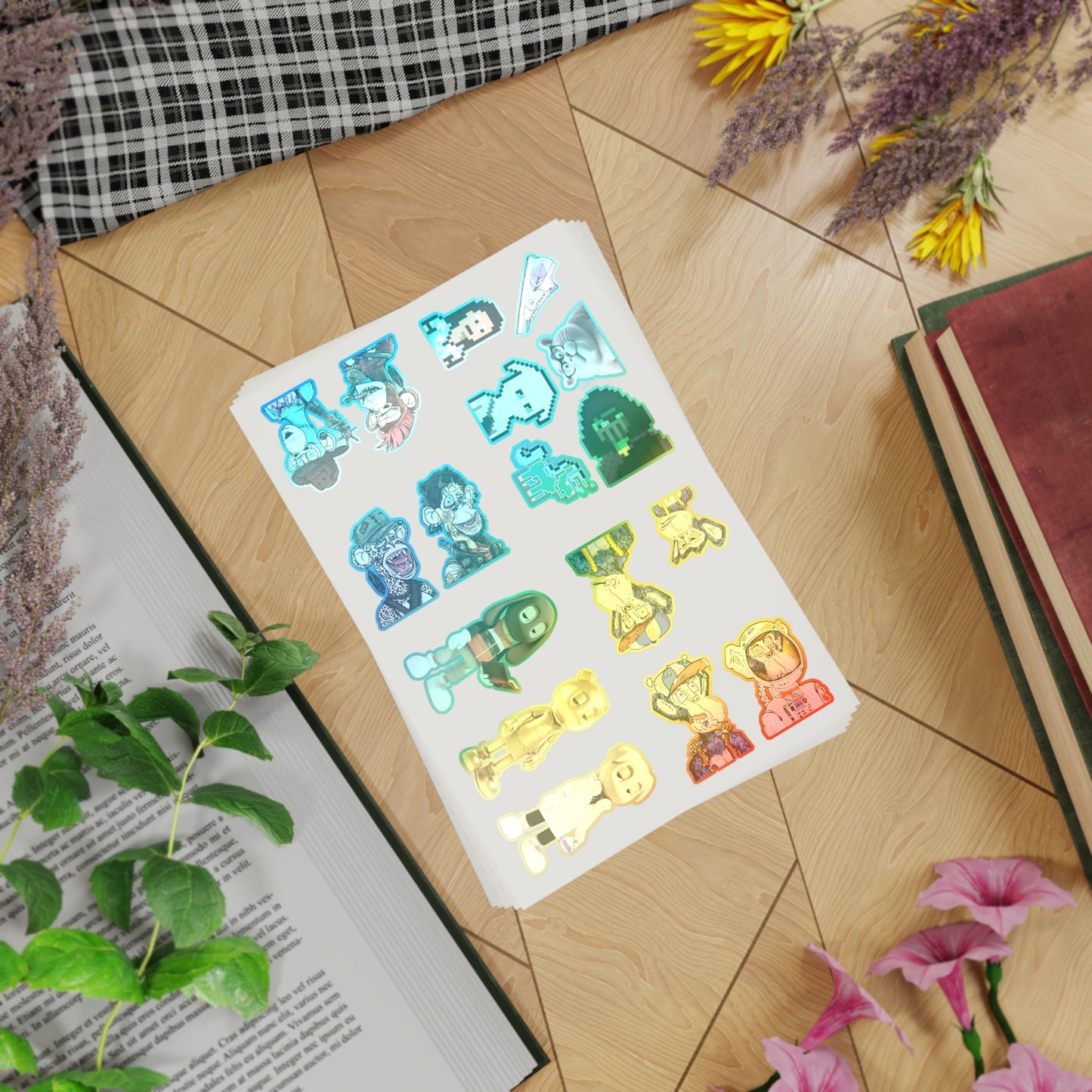 Character Starter Pack | Vibrant Sticker Sheet Set, Aesthetic Decor for Journals, Scrapbooking, Gifts, Aesthetic Home Decor, Creative Expression