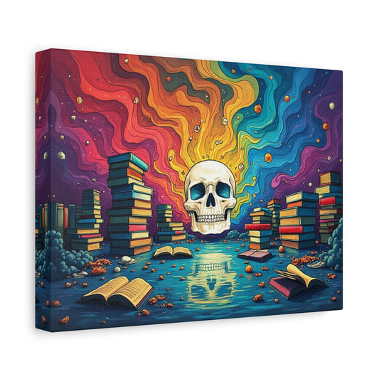 "Books Are Dead", Matte Canvas, Stretched, 1.25"