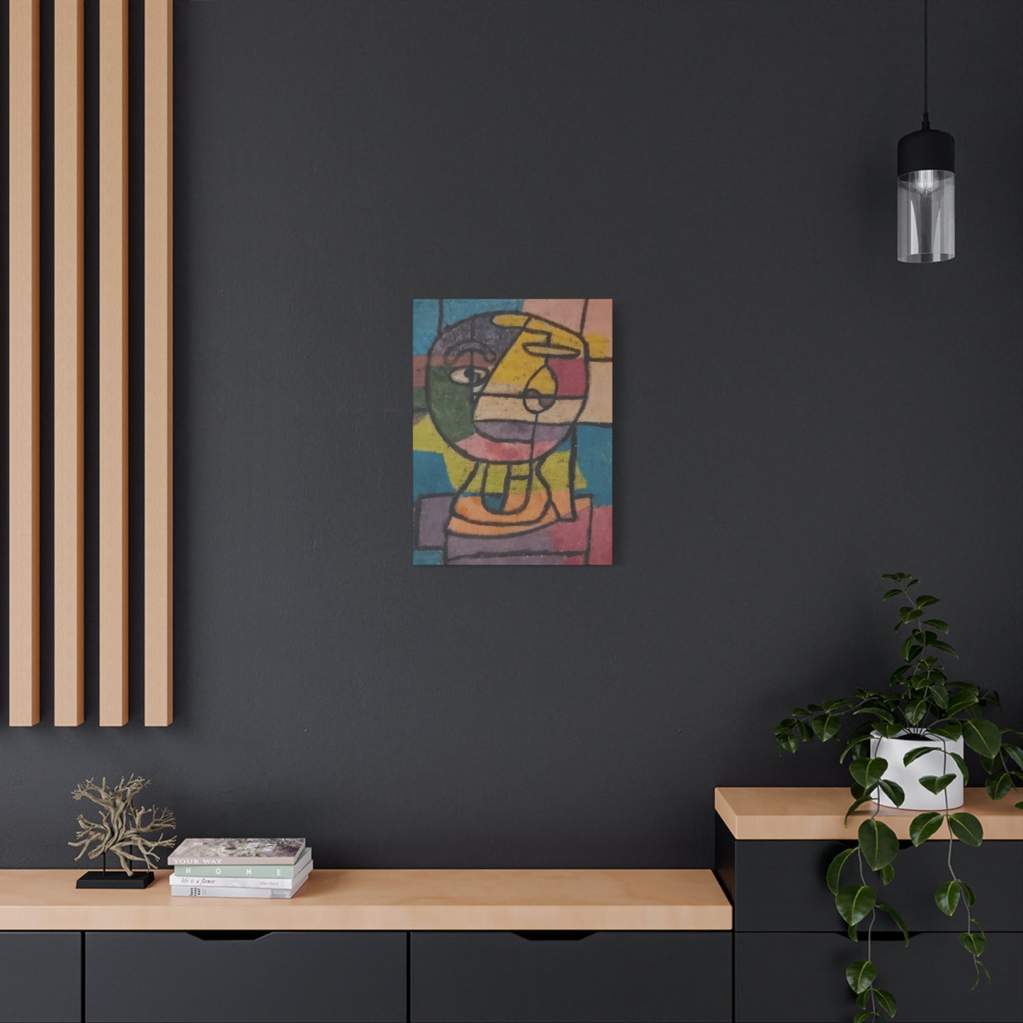 Globe in a window, Matte Canvas, Stretched, 1.25"