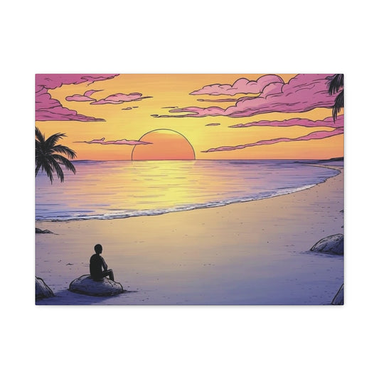 "Solitude Is Bliss", Matte Canvas, Stretched, 1.25"