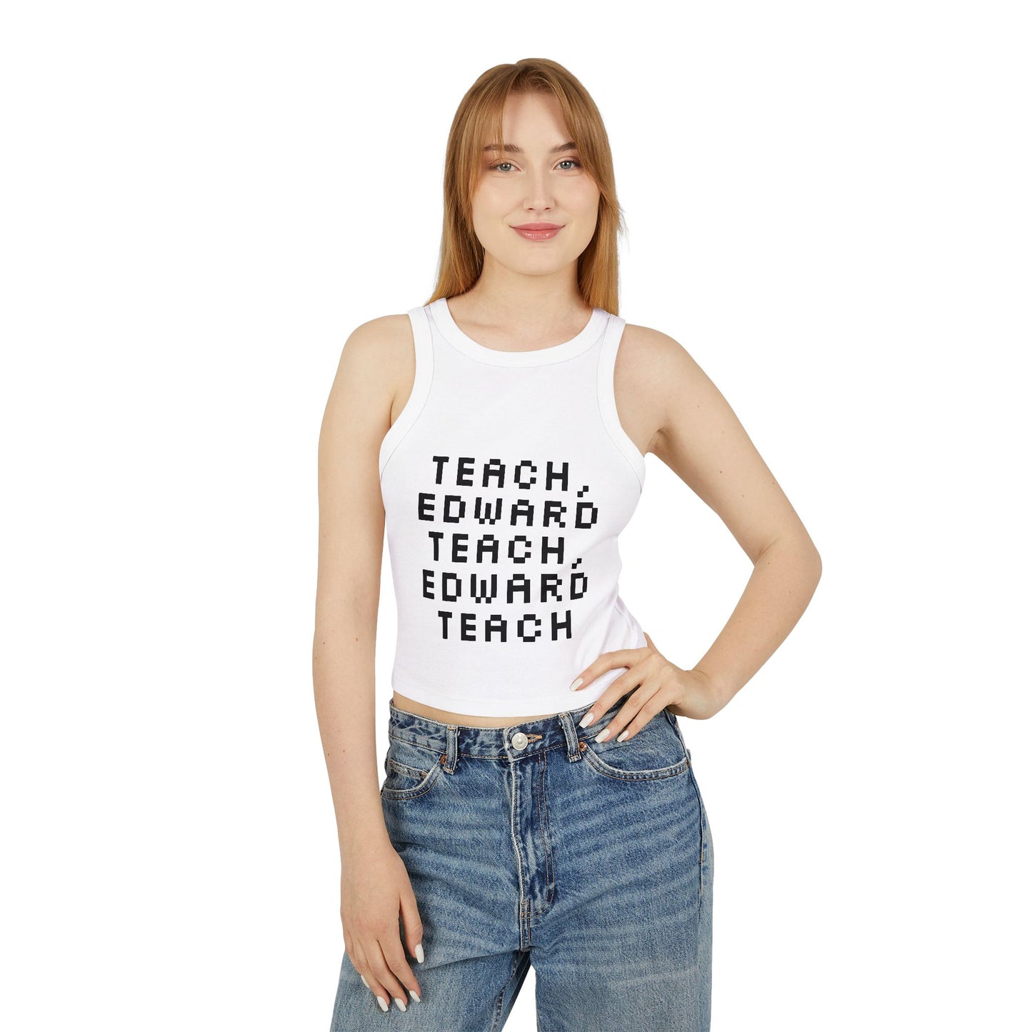 "Teach, Edward Teach" - Graphic Racer Tank Top
