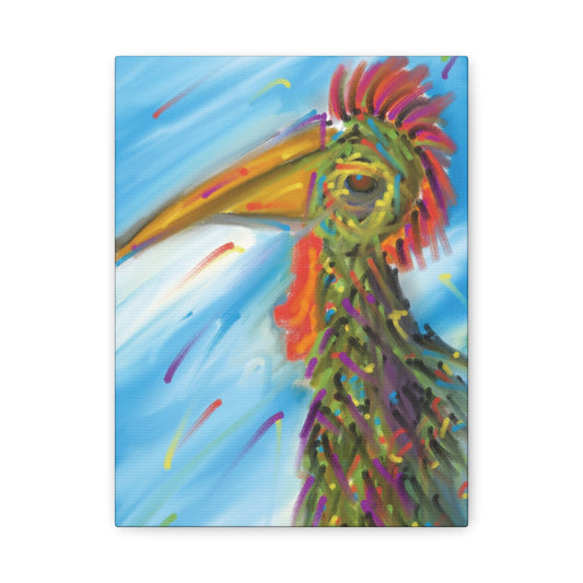 "Chicken Tree", Matte Canvas, Stretched, 1.25"