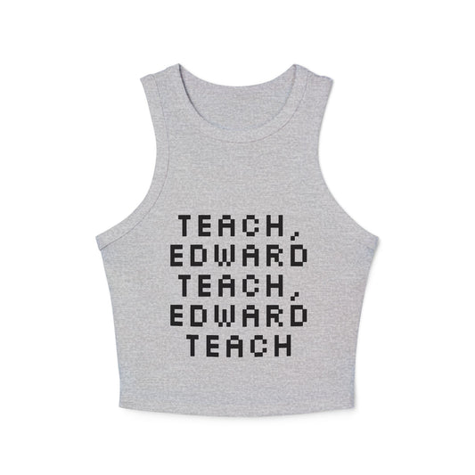 "Teach, Edward Teach" - Graphic Racer Tank Top