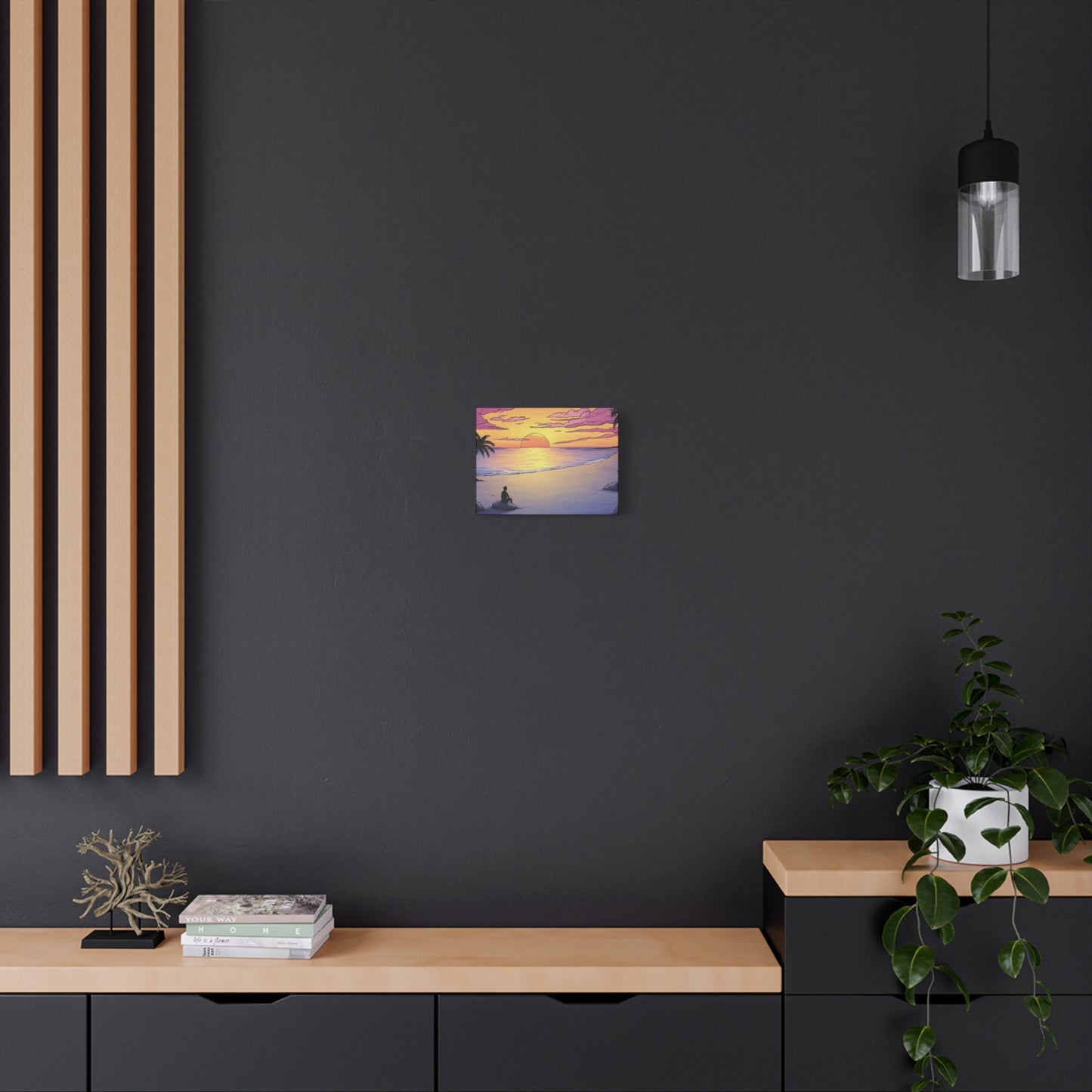 "Solitude Is Bliss", Matte Canvas, Stretched, 1.25"