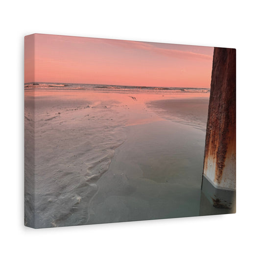 “Folly Beach: Sunset”, Matte Canvas, Stretched, 1.25"