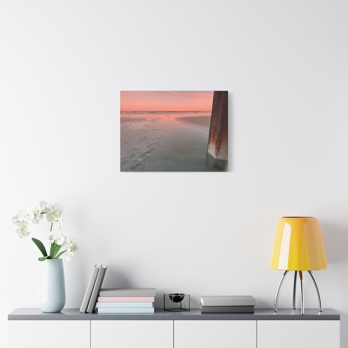 “Folly Beach: Sunset”, Matte Canvas, Stretched, 1.25"