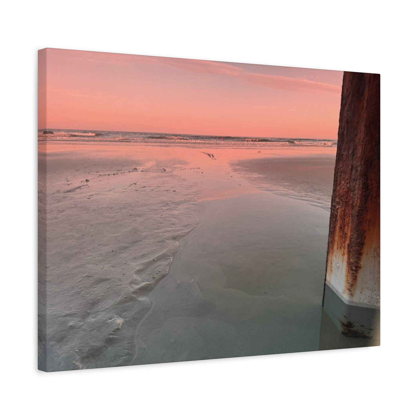 “Folly Beach: Sunset”, Matte Canvas, Stretched, 1.25"