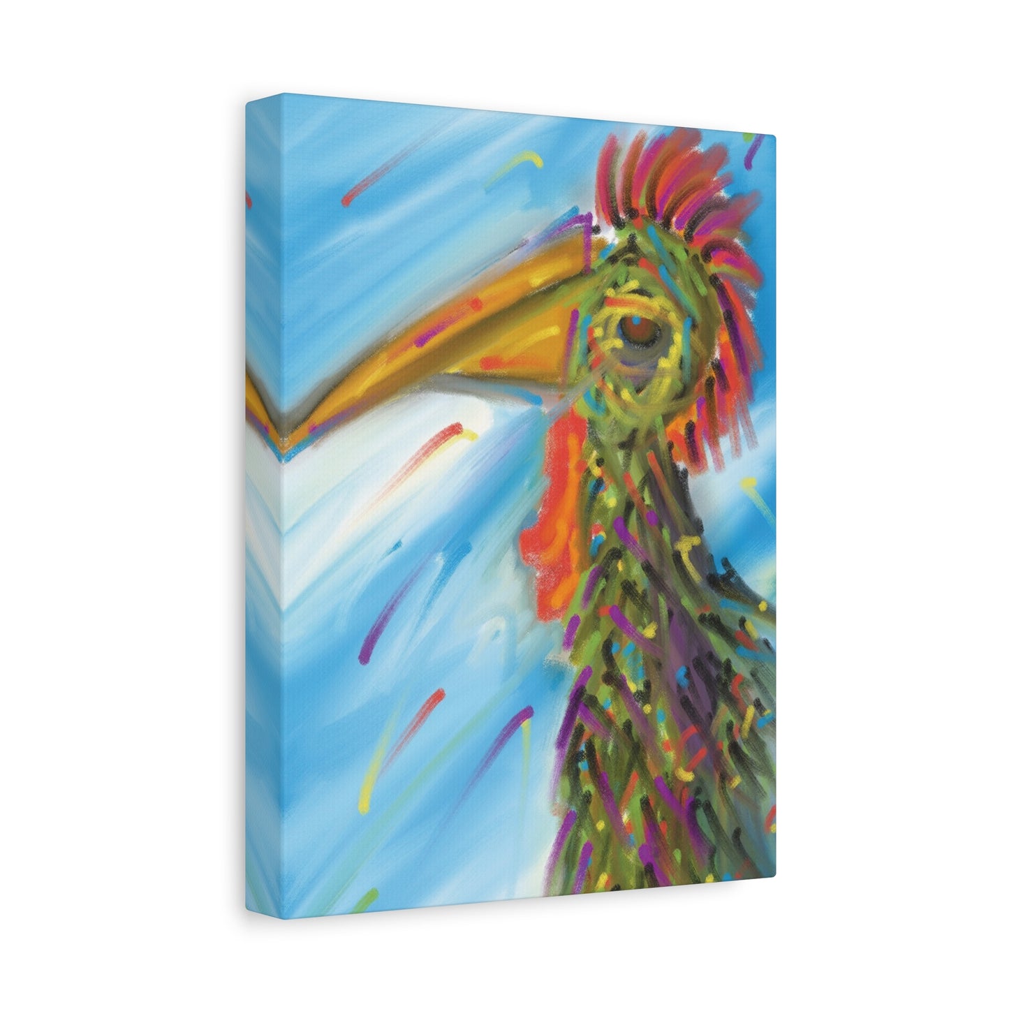 "Chicken Tree", Matte Canvas, Stretched, 1.25"