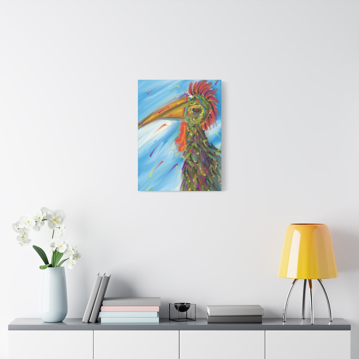"Chicken Tree", Matte Canvas, Stretched, 1.25"