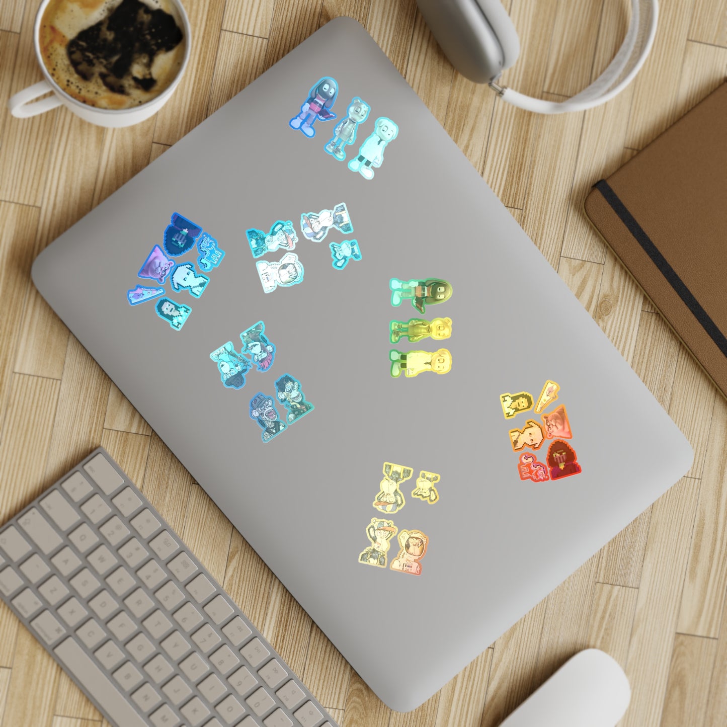 Character Starter Pack | Vibrant Sticker Sheet Set, Aesthetic Decor for Journals, Scrapbooking, Gifts, Aesthetic Home Decor, Creative Expression