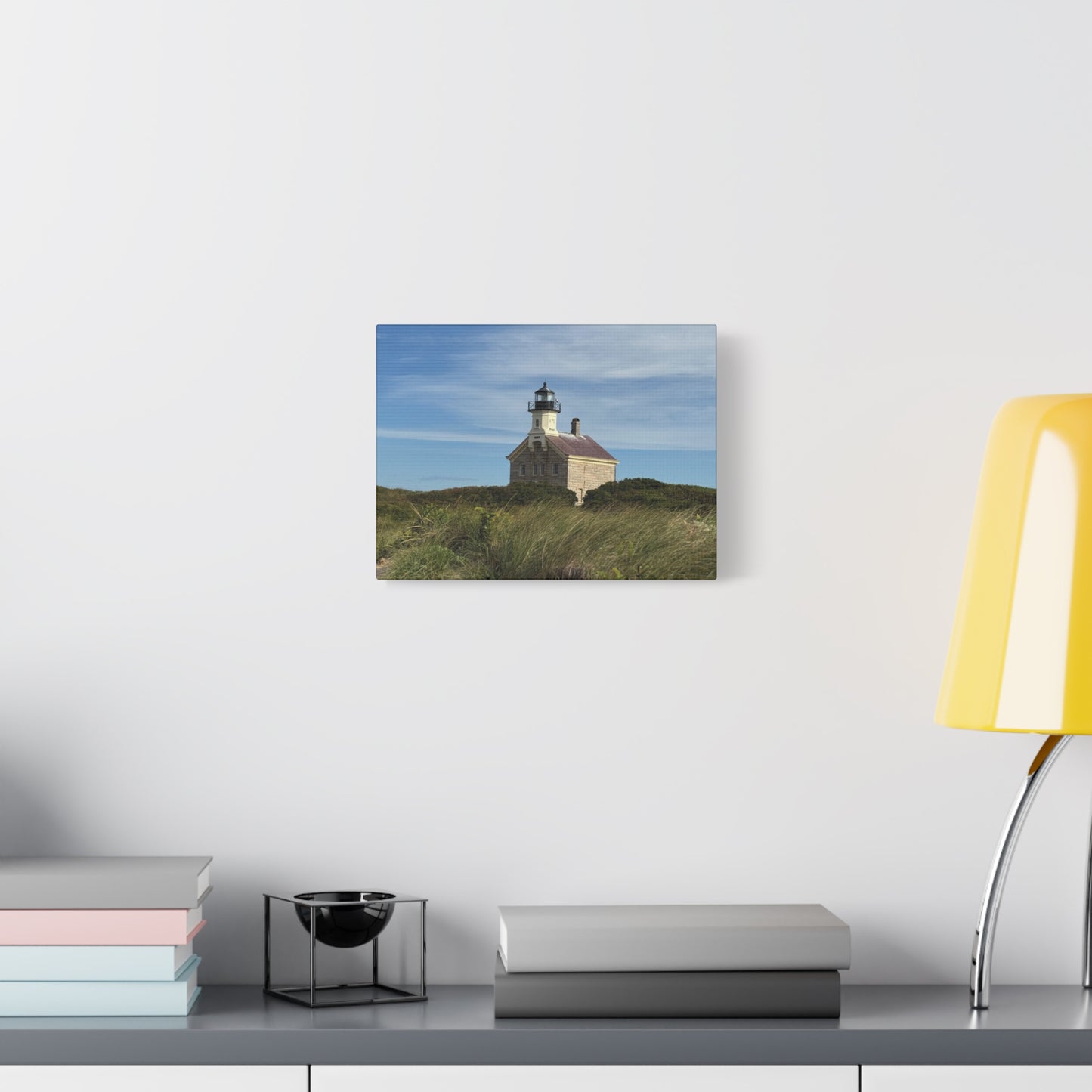 "Rhode Island: Lighthouse", Matte Canvas, Stretched, 1.25"