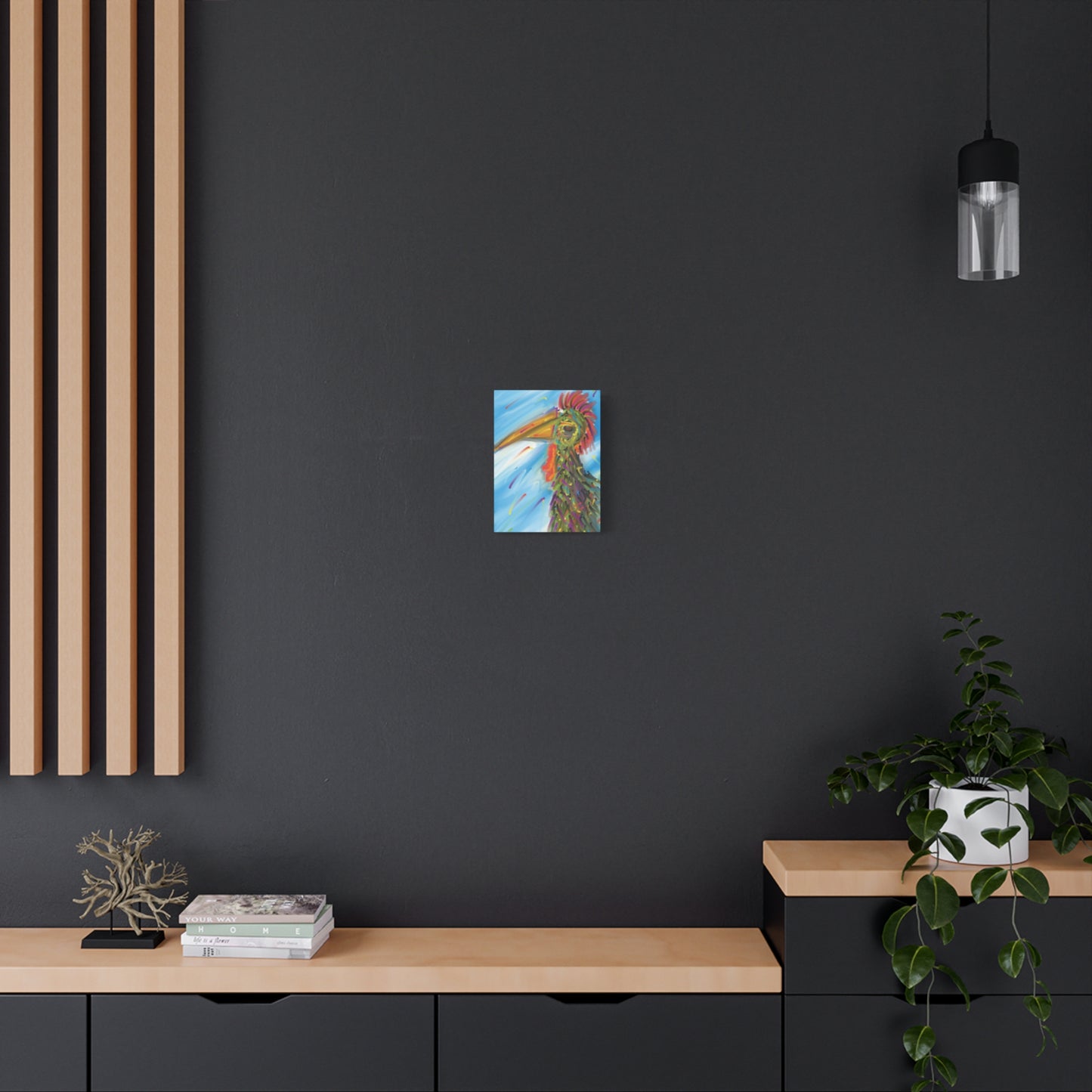 "Chicken Tree", Matte Canvas, Stretched, 1.25"