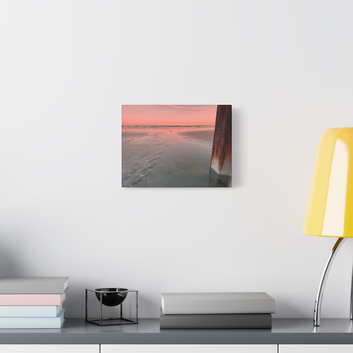 “Folly Beach: Sunset”, Matte Canvas, Stretched, 1.25"